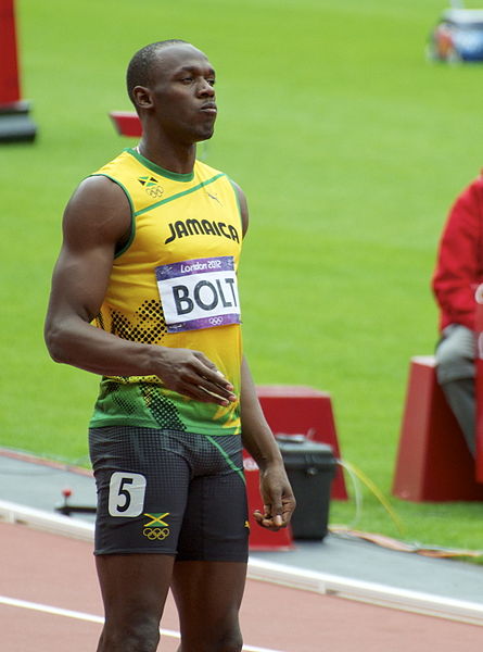 Usain Bolt at the 2012 Olympics photo taken by Nick Webb