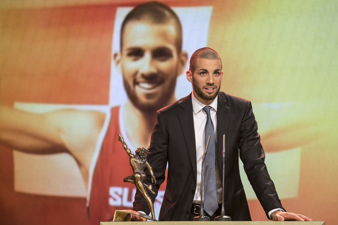 Kariem Hussein, Newcomer of the year at the Credit Suisse Sports Awards - PHOTOPRESS Alexandra Wey