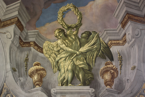 Rottmayr fresco in St Charles, Vienna
