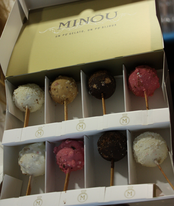 A box of Minou ice-creams - copyright Véronique Gray