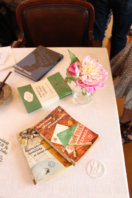 Agatha Christie's books, Orient Express exhibition, Paris - copyright Veronique Gray