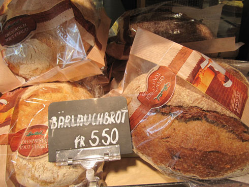 Ail des ours bread from Hiestrand in Schlieren