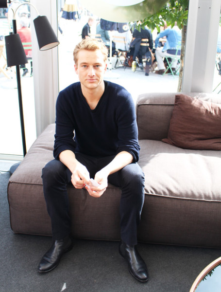 Alexander Fehling at the ZFF tent - copyright Veronique Gray