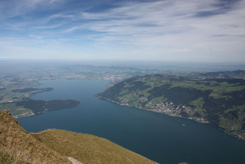 View of the Lucerne lake from Rigi/Kulm