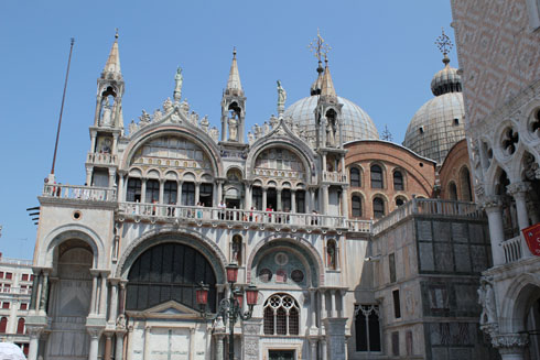 Basilica on St. Marco square in Venice