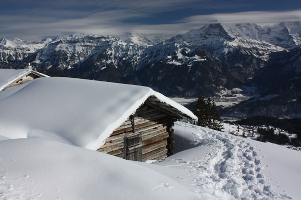 Beatenberg winter scenery
