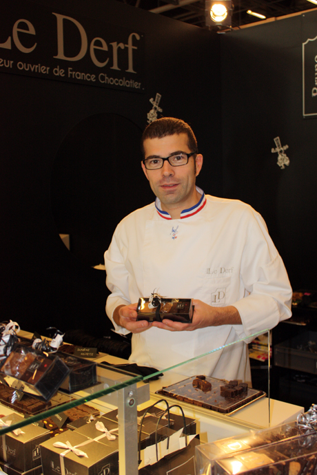 Bruno Le Derf at the salon du chocolat in Paris - crédit Photo Véronique Gray