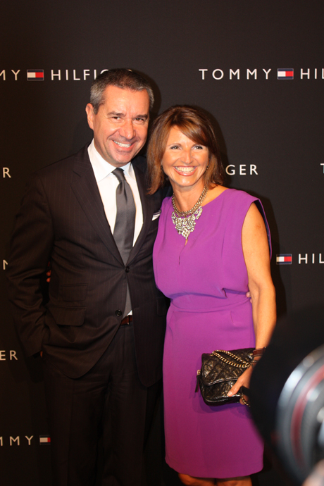 CEO of Jelmoli Franco Savastano and his wife at Tommy Hilfiger Party copyright Véronique  Gray
