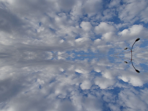 Clouds reflection