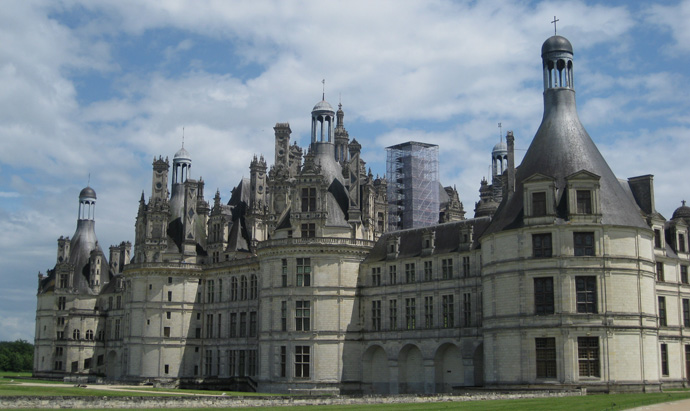 Castle of Chambord in France