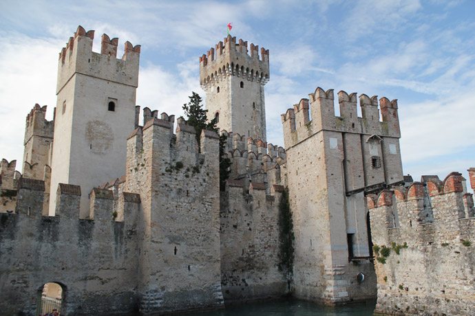 Castle of Sirmione, Italy (on the lake of Garda)