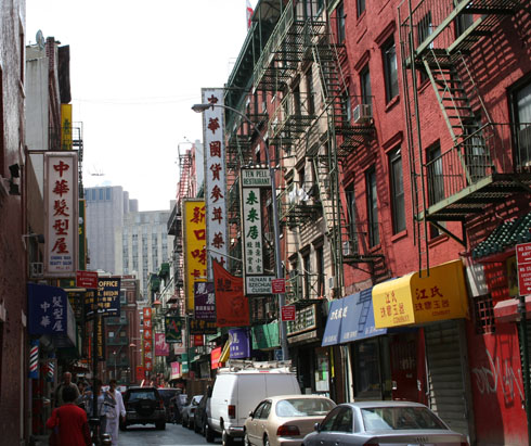 Chinatown in  New York