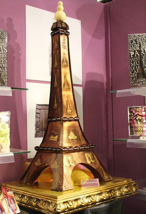Chocolate sculpture from Hélianthème - copryight Veronique Gray