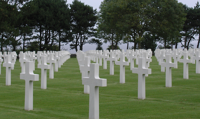 American cemetery in Colleville sur Mer, Basse Normandy - copyright Veronique GRAY