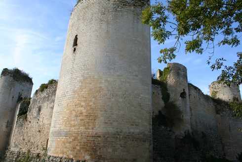 one of the back towers of Coudray Salbart