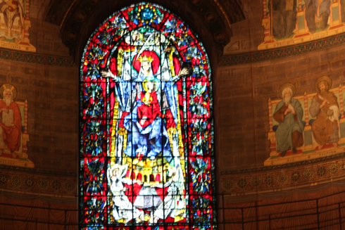 Blessing Virgin window, Strasbourg cathedral