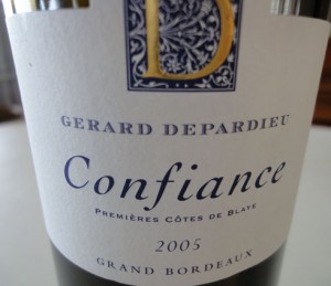 Gérard Depardieu wine -Confiance (2005)