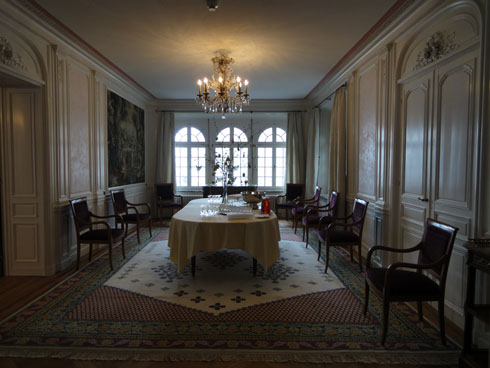 Dining room of the Bad Ragaz castle
