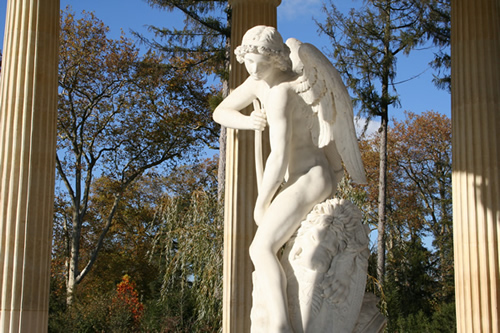 Statue in Love Temple in Versailles