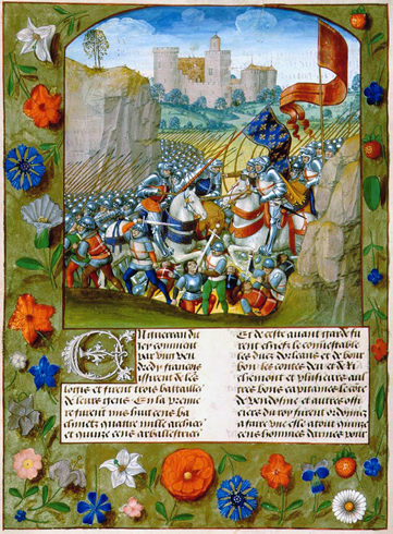 Enguerrand de Monstrelet-Battle of Agincourt-Chronique de France 1495