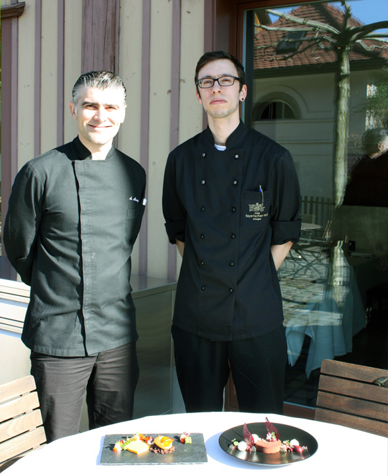 Felix Oeder and Antonino Alampi at Il Casale - credit photo Veronique Gray
