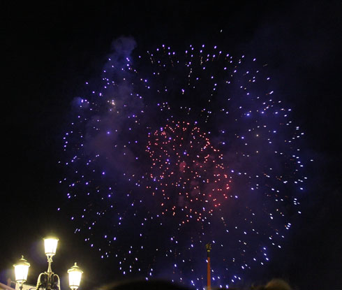 Fireworks for the Redentore Festival