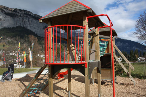 A nice new playground in Flims 