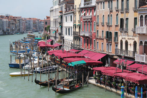 View of the Canal Grande from the Rialto