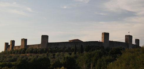 fortified castle in Monteriggioni
