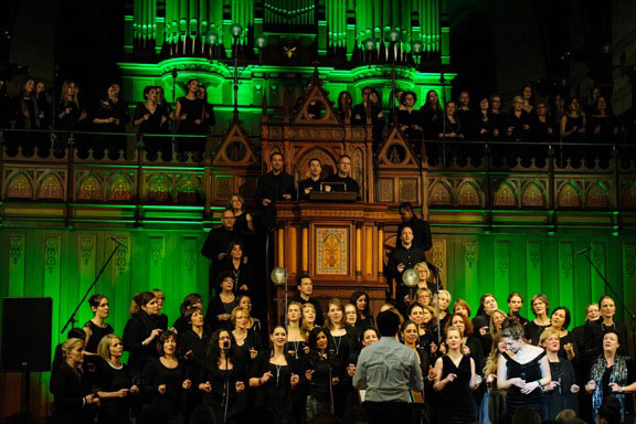 Gospel and Soul choir, Zurich at the Buehl church in Wiedikon, Christmas Special - credit Voice and Music Academy