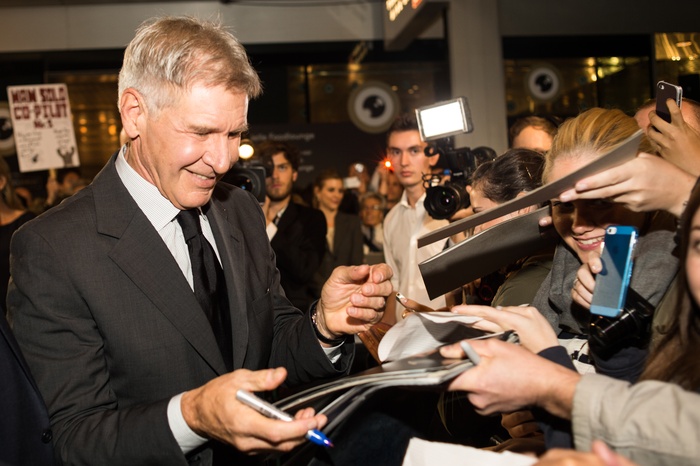 Harrison Ford signs autographs at the ZFF copyright ZFF
