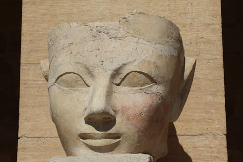 Hatschepsut head in Luxor