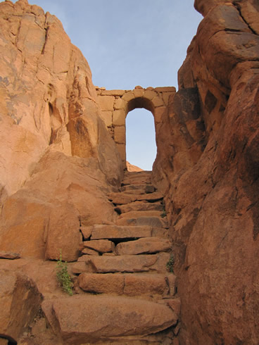 The upper holy door, Mount Sinai