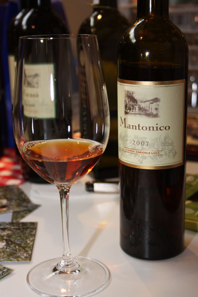 Italian dessert wine Mantonico (2007), Calabria - Gourmesse 2012
