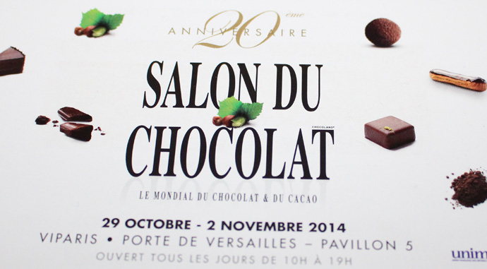 Invitation to the salon du chocolat - copyright Veronique Gray