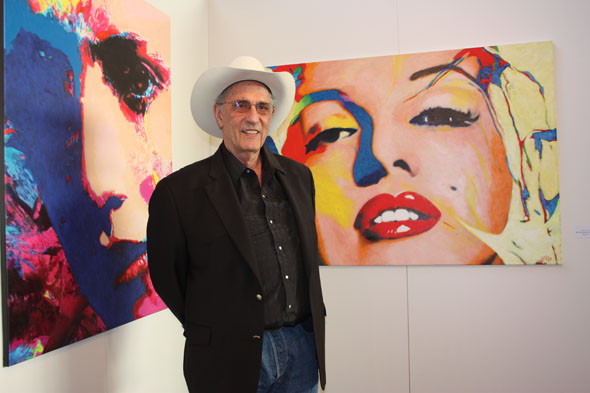James Francis Gill at Art International Zurich in 2012