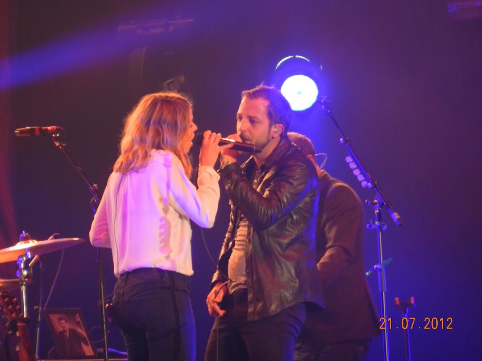 James Morrison and Anna Rossinelli - Duet  Live at Sunset Open-air Dolder song "up"