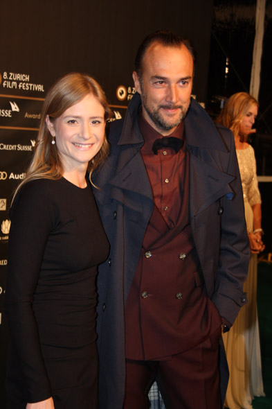 Julia Jentsch with Carlos Leal at the Zurich Film Festival