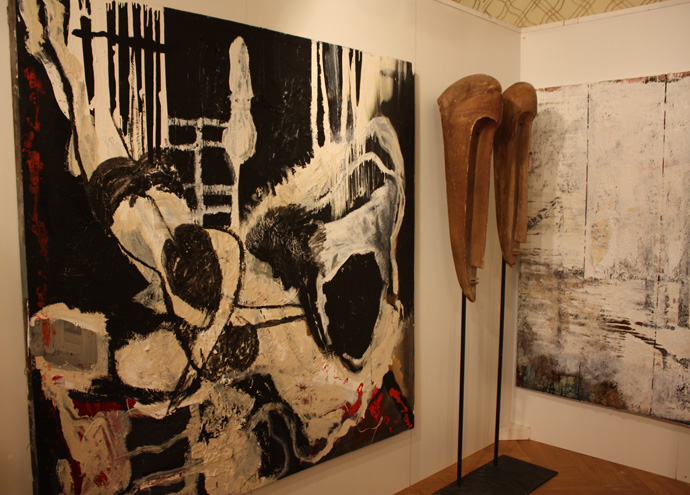 Lomeyer canvases at Zurich Art International