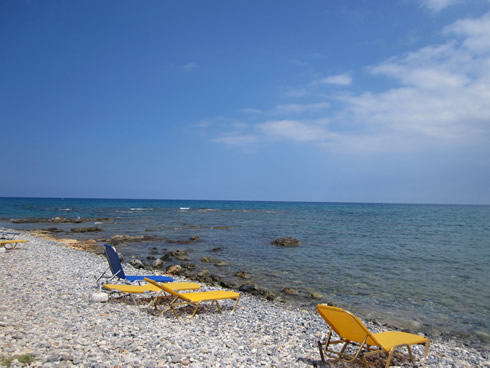 Lonely Beach near Hersonissos (Creta)