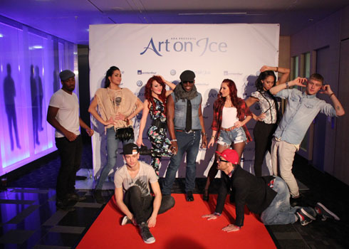 Marvin Smith Dance Crew at After Show Party of Art on Ice