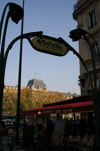 A station of the Metro in Paris
