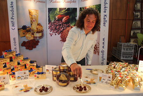 Michael Keller from Goufrais and the delicious chocolate Gugelhupf