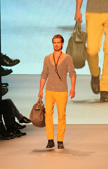 Model for Marc Stone label at the Mercedes Fashion Days in Zurich
