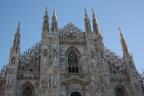 Facade of the Milan Dome