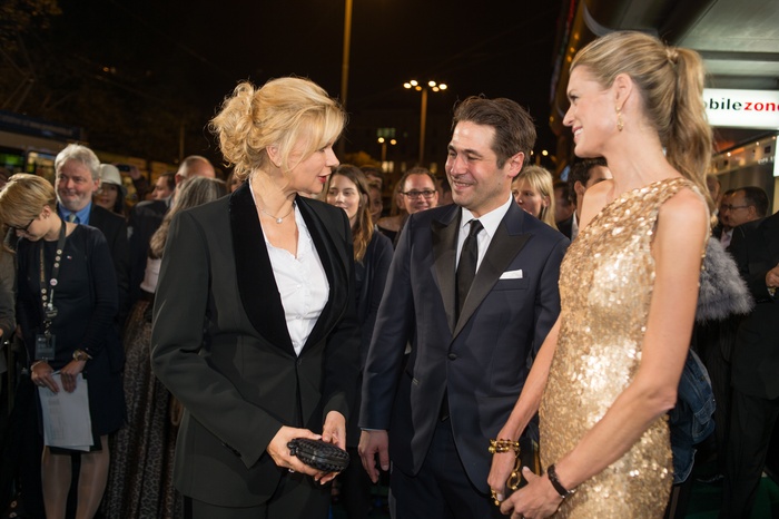 Nadja Schildknecht, Karl Spoerri and Veronica Ferres at the  Zurich Film Festival copyright ZFF