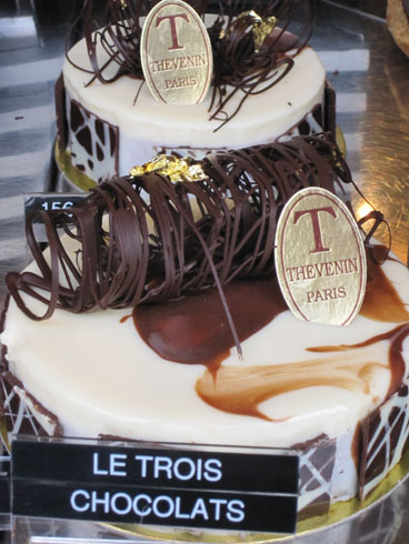 Paris bakery Thevenin: Les 3 chocolats