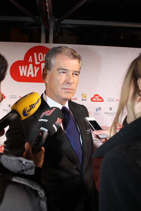 Pierce Brosnan in Zurich for the Premiere of a Long Way Down - copyright Véronique Gray