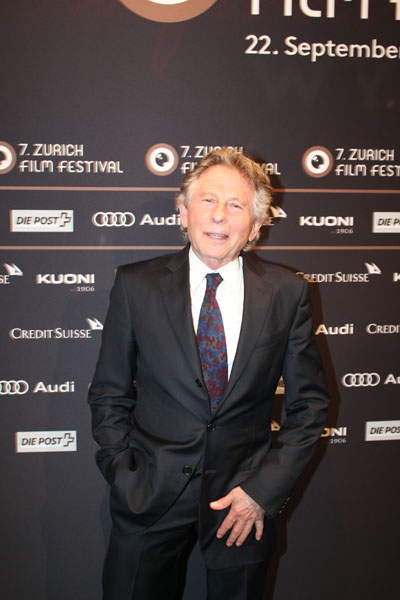 Roman Polanski on the Green Carpet at the Zurich Film Festival