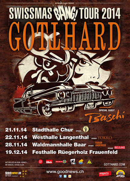 Gotthard concert poster